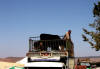 Sur le toit du camion